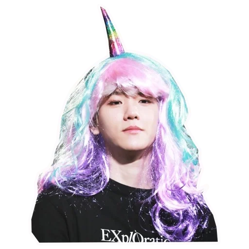 guy, unicorn, unicorn, baekhyun exo, kawaii unicorn