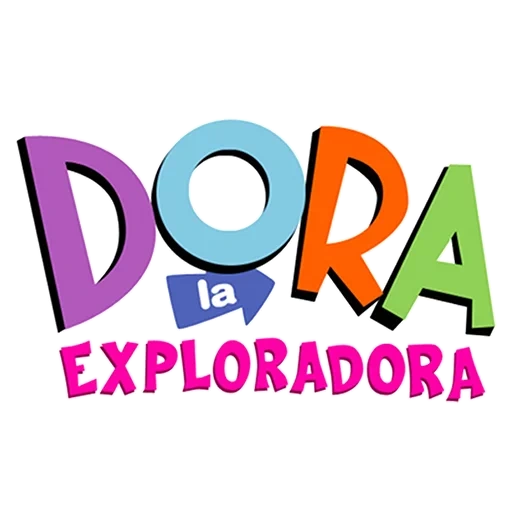 dora, dora la exploradora, logo de l'école 7 nains, logo nicelodeon 2008, logo du voyageur dasha