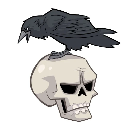 corvo, raven skull, raven raven, il cranio del corvo, i mercenari 2