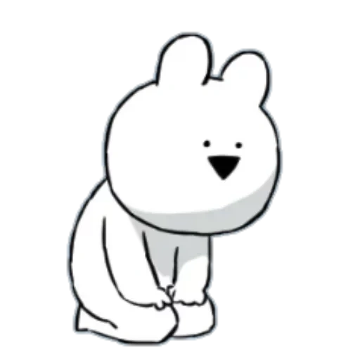 a toy, the drawings are cute, apvut redid, cute illustrations, fluffy bear and rabbit kavai gifs