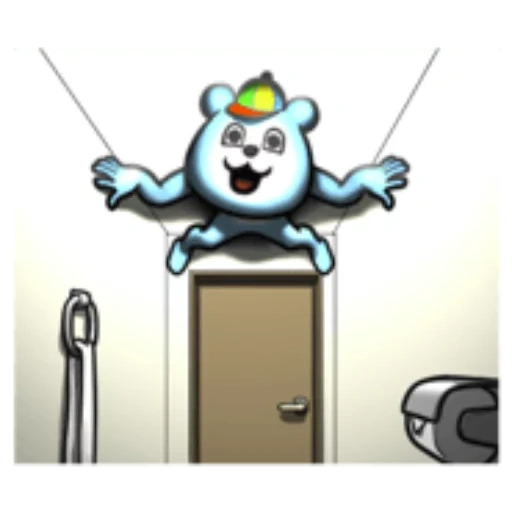 персонаж, иллюстрация, медведь мультяшный, ароматизатор areon bao-bao, yo-kai watch 2 psychic specters