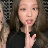 asiatique, jennie, noir rose, bts blackpink, maquillage coréen