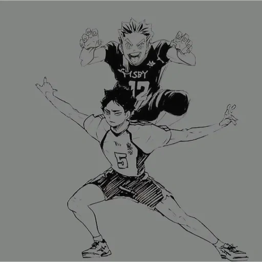 haïkyuu, volleyball manga, volleyball manga anime, dessins de volleyball d'anime, personnages anime volleyball