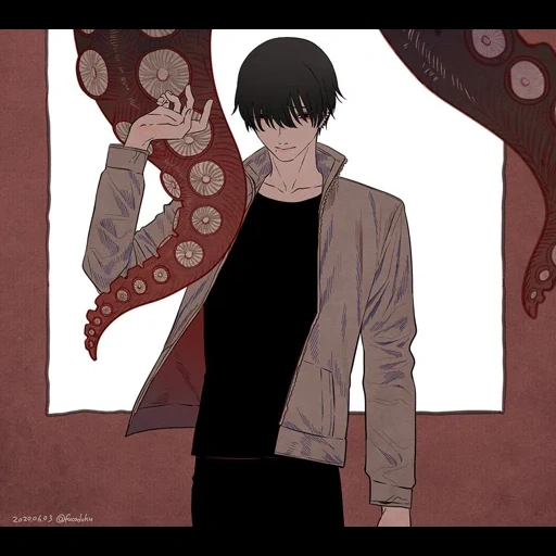 arte anime, anime boy, anime man, post sul blog di yoshida, personaggio di anime