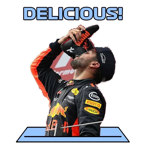 alonso, shoey ricciardo, das unscharfe bild, das podium für riccardo daniel