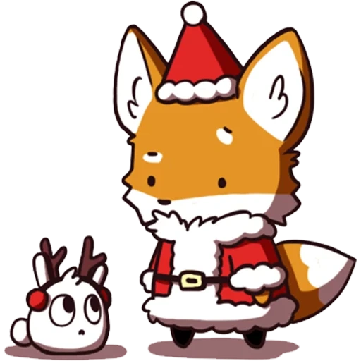 fox, corgi, renard du sichuan, cartoon de corgi