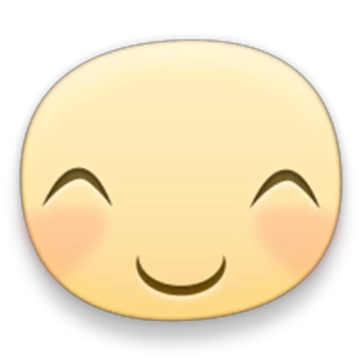 face emoji, visage d'emiley, emoji milot, sourire souriant, émoticônes des emoji
