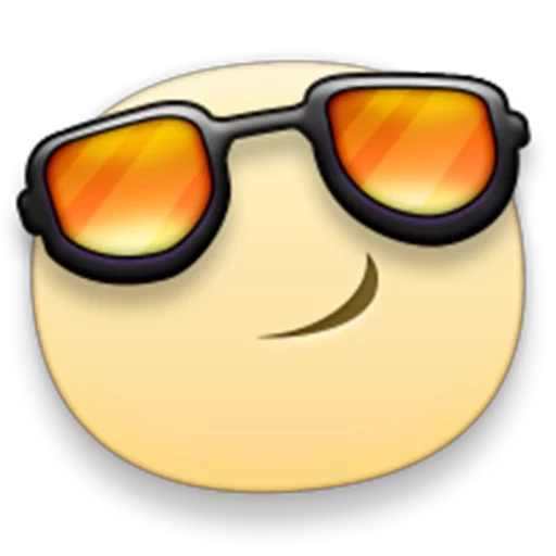 faire un mép, garçon, lunettes souriantes, smiley avec des lunettes, émoticônes des emoji