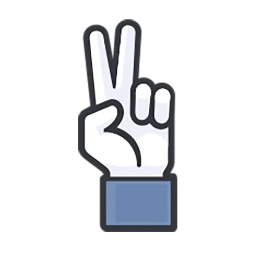 die hand, die ikone der hand, die handmarke, das logo der freien hand, das symbol kreuzt den finger