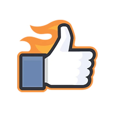 like, like logo, praise the thumb, like transparent background