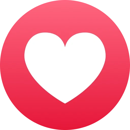 un coup de cœur, badge en forme de cœur, logo en forme de coeur, pince à cœur, cœur blanc et cercle rouge