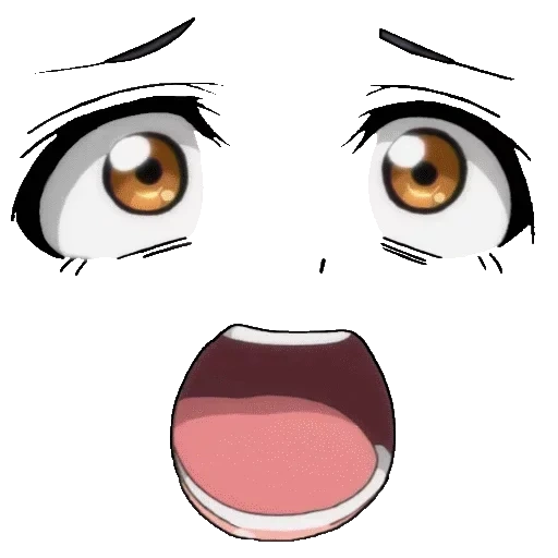 bild, anime gesicht, animes augen, die augen von ahegao, animes augen ahegao