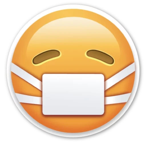 texte, emoji, masque souriant, émoticônes des emoji, masque emoji medical