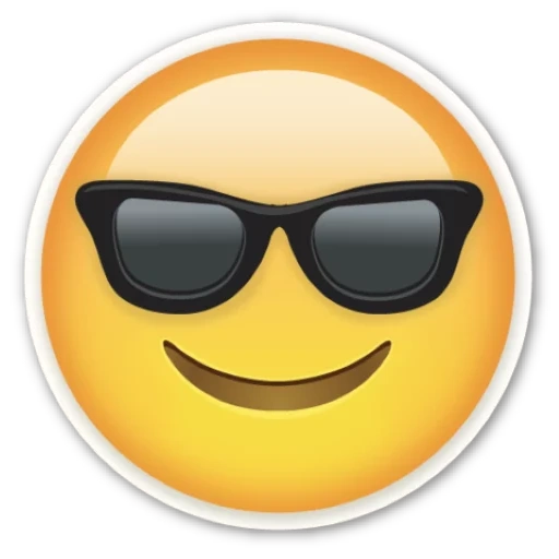 emoji, look at you, look at you, emoji, the coolest smiling face