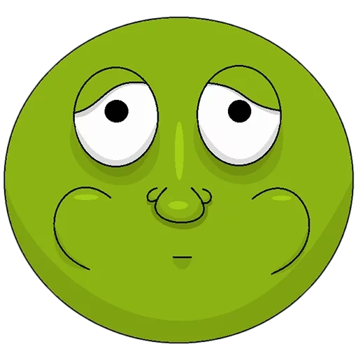 smiley, smiley, smiley ist grün, lustige emoticons, emoji green