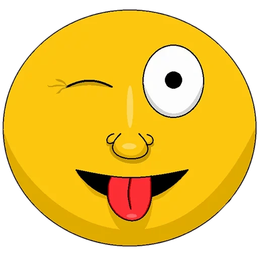 smiley, emiley gesicht, smileik mit einer zunge, lächeln überraschung, smiley emoticons