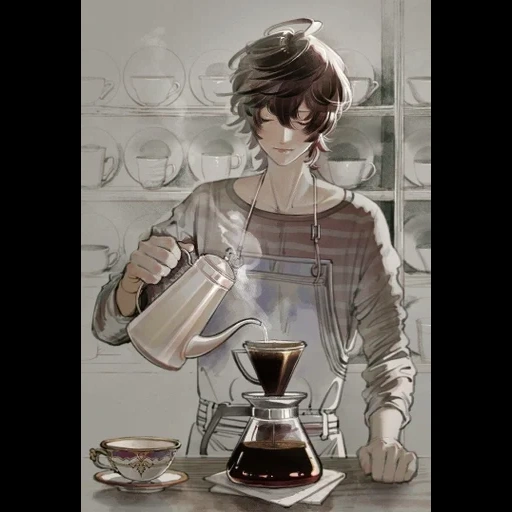 caffè, ragazza di caffè, amore per il caffè, ragazza con una tazza di caffè, angelo bruno krakoff