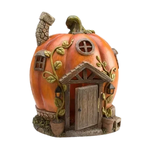домик тыквы, домик феи тыква, домик тыквы рисунок, сказочный домик тыквы, 3d пазл dream pumpkin house