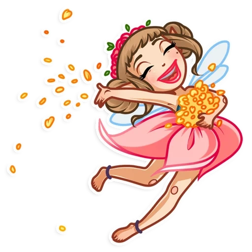 fairy, fairy chute, fairy sticker, fairy sticker