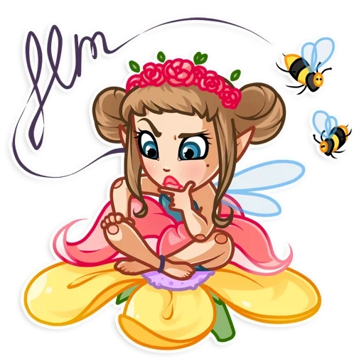 fairy, fairy chute, vasap fairy, fairy sticker