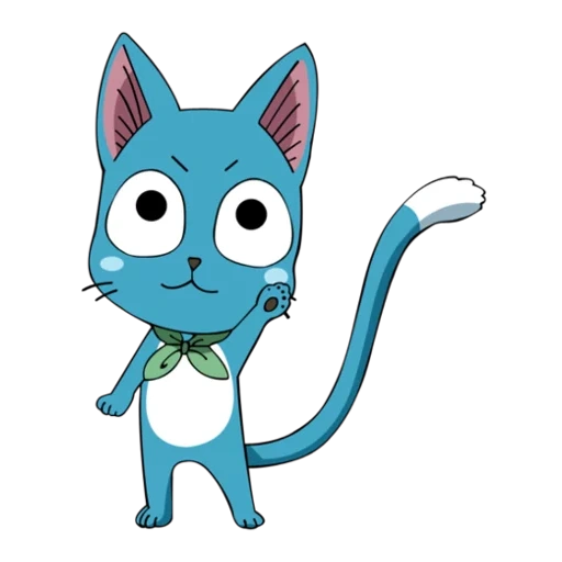 happy animation, tail fairy cat, happy tail fairy, happy xenogeneic thiel, happy fairy tail