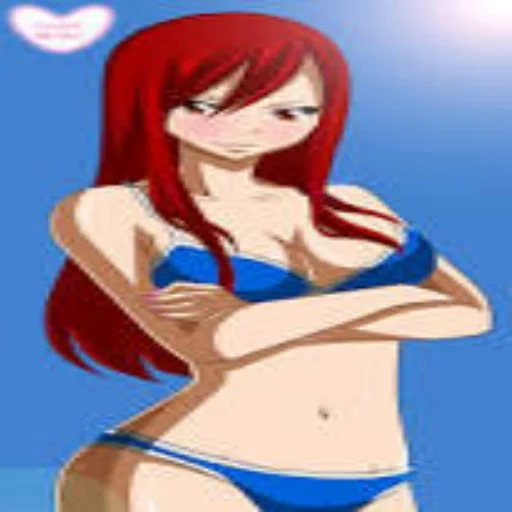 elsa est écarlate, conte de fées, erza scarlett, erza de la queue de fée, erza scarlett hot