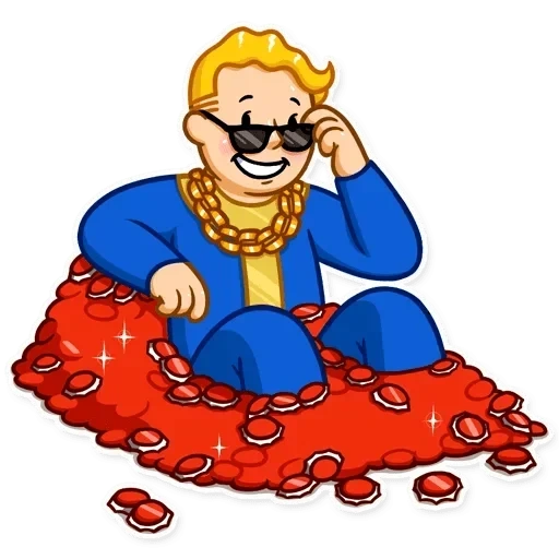 найти, fallout, fallout 76, vault boy деньги, fallout 1 кровавая баня