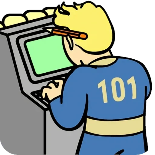 screen, fallout, fallout pipboy, vault boy hacker, fallut shelter pipbo