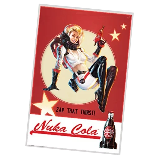 poster, posters posters, fallout 4 nuka-world, nuka cola fallout 4 poster, poster fallout 4 nuka cola