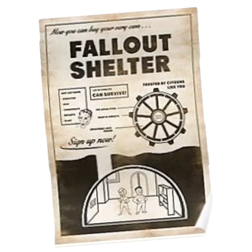 affiches, fallout 3, fallout poster, affiche de rayonnement, affiche de protection contre les radiations