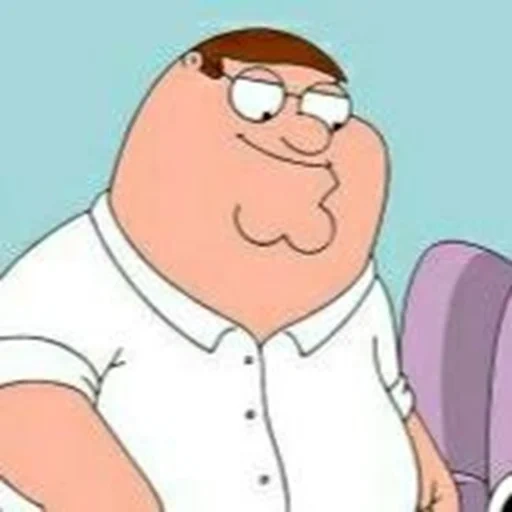 umano, griffine, peter griffin, personaggi di griffins, peter griffin ciao