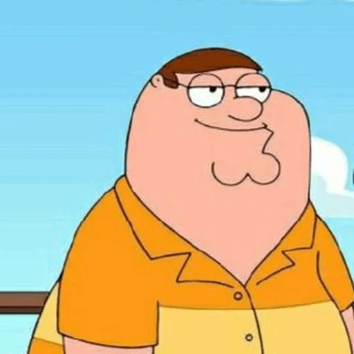 gryffins, peter griffin, gryffins characters, peter griffin squints, fat peter gryffin