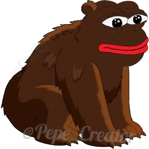 cartone animato orso marrone, orso marrone, orso cartone animato, orso grizzly cartoon, orso marrone dnd