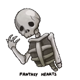 das skelett, the skeleton, aufkleber mit skelett