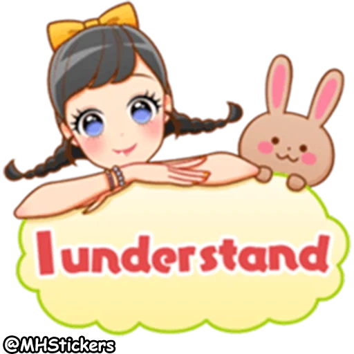 girl, anime, spesial, stiker