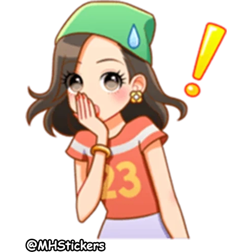 emoticon di emoticon, anime girl, personaggio di anime, mizuki pokémon