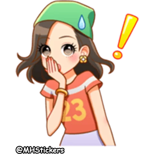 emoji, anime girl, karakter anime, mizuki pokémon