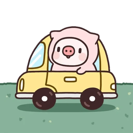 clipart, automobile, pink machine