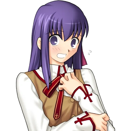 jadi cruel, tipe-moon, fate/stay night, karakter anime, sprite kepala kuda bunga sakura