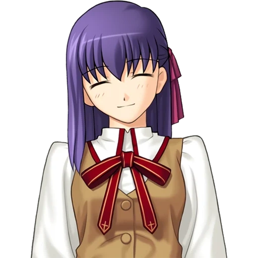 nee, noche del destino, fate/stay night, papel de animación, sakura destino noche sprite