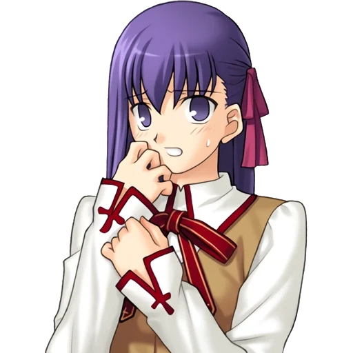 homurahara fate, fate/stay night, papel de animación, sakura cabeza sprite, fate hollow ataraxia himuro