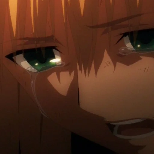 anime, fate zero, saber is crying, anime characters, fate stay night ubw captured