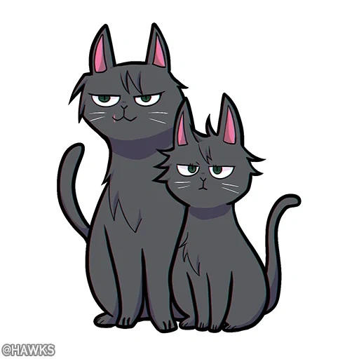 kucing, kucing abu abu, kucing itu hitam, kucing kecil, hollyleaf x scourge