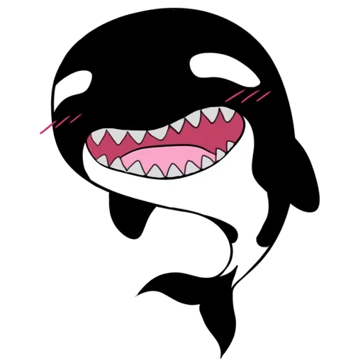 orca, orca k a, logo de l'orque, épaulard maléfique