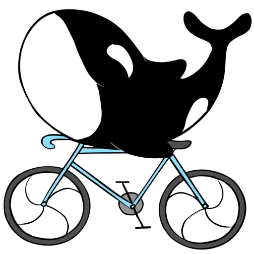 killer whale k a, riding a bicycle, elephant bike, bicycle chuck, bear bicycle