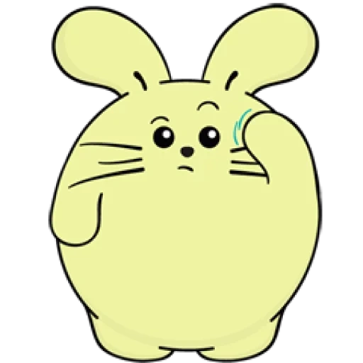 rabbit, rabbit stickers, jira rabbit avatar, a nutritious rabbit sticker