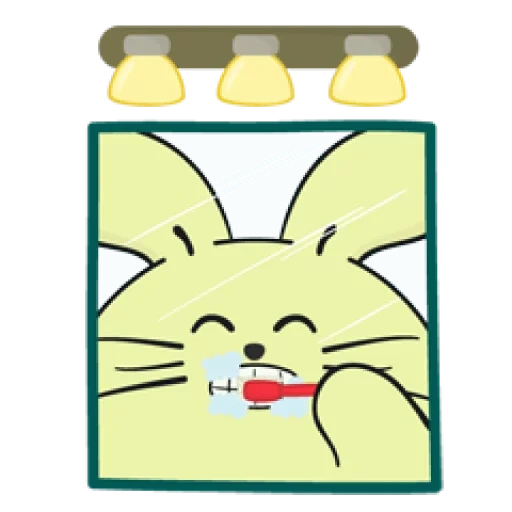 fat, rabbit, a nutritious rabbit sticker