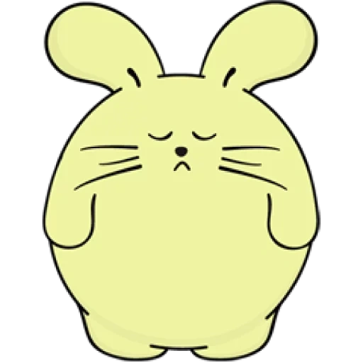 rabbit, rabbit ifone, rabbit stickers, jira rabbit avatar, a nutritious rabbit sticker