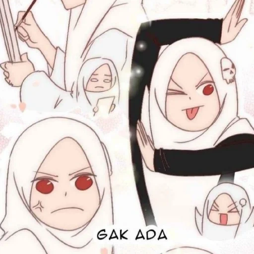 anime, anime, young woman, anime girl, muslim anime