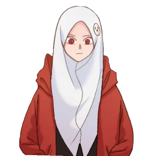 animação, arte de animação, anime muslim, cabeça de anime cb, pintura de garota anime